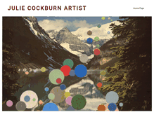 Tablet Screenshot of juliecockburn.com